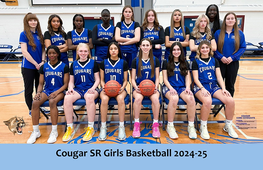 B Ball SV Girls Team 2024 25 