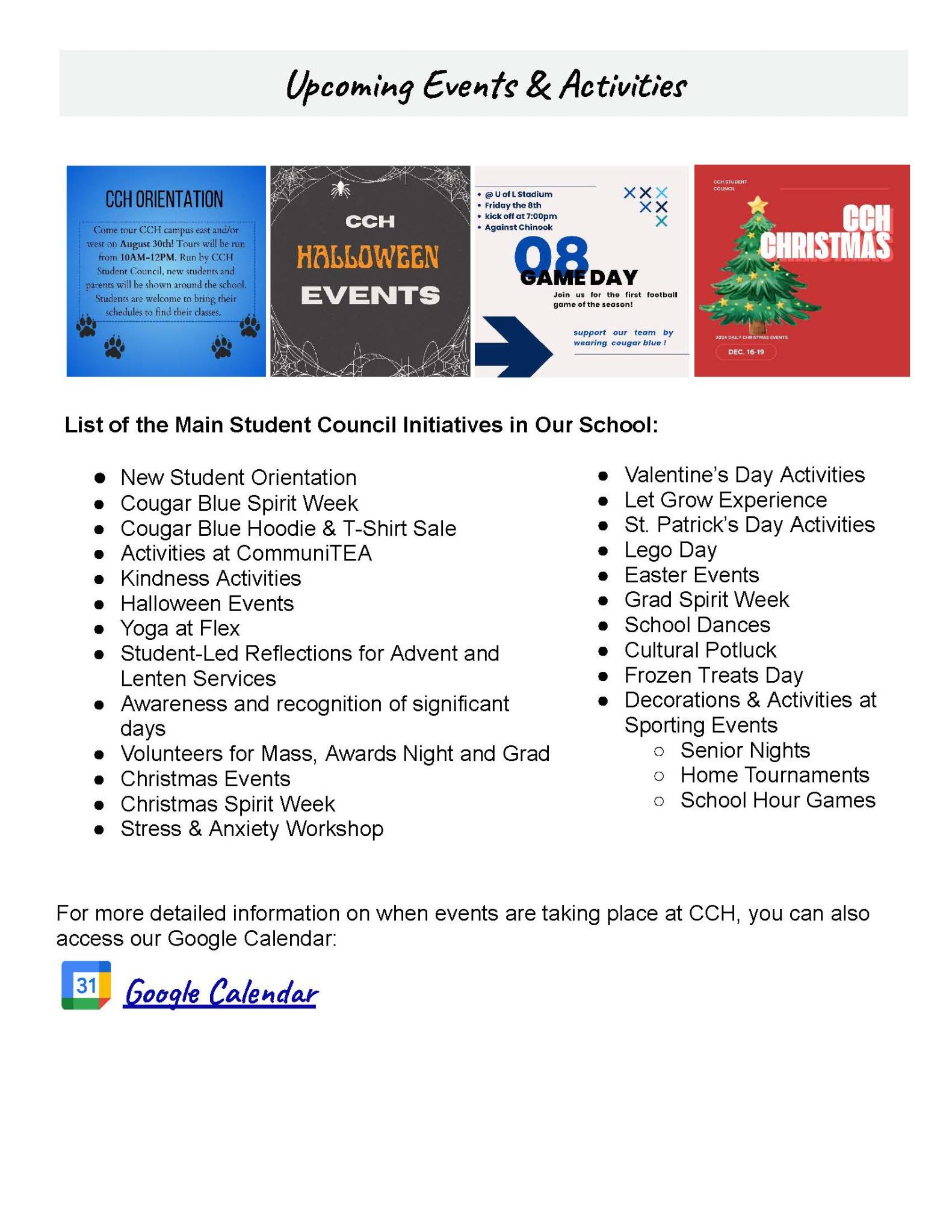 Student Council Information Booklet Page 4